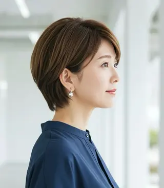 ショート 🫧似合わせショート ゴヤ🫧のヘアスタイル