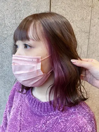 カラー La fith hair chrome 大宮店所属・髪質改善ケア🤍小川 友香のヘアスタイル