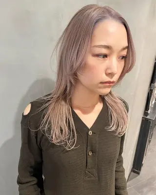 セミロング カラー 優作 〜圧倒的信頼〜のヘアスタイル