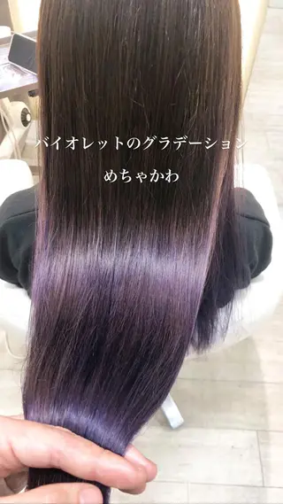 ロング ブリーチ/髪質改善 NYNY大久保のヘアスタイル