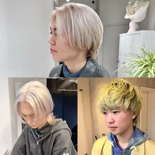 ショート カラー レイヤーカット 古川洋之のヘアスタイル