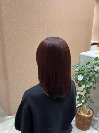 ミディアム カラー 美髪トリートメント✨ たけとら🐯のヘアスタイル