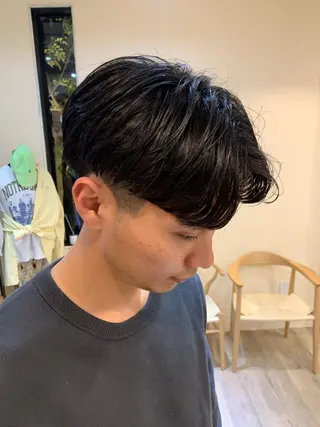 ミディアム メンズ Hair Design Room  SHEEFT所属・【豊橋メンズ特化】 SHEEFTタイガのヘアスタイル