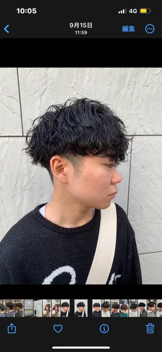 パーマ メンズ パーマ支持率No.1 ❤️‍🔥安成弾のヘアスタイル