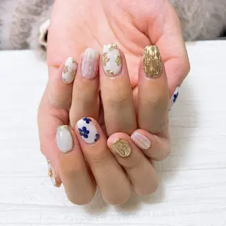 ネイル ⭐︎休業中の練習⭐︎ JNA認定講師髙橋のネイルデザイン