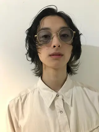 メンズ pole/apartment所属・💓パーマ，💗 レイヤーカットのヘアスタイル