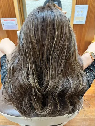 ロング カラー よしかわ あいか/京都美容室のヘアスタイル