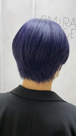 ショート カラー 🟢NEGi🟣 🫧髪質改善のヘアスタイル