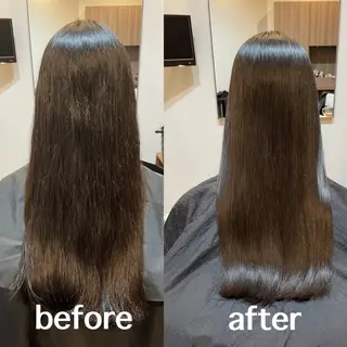 ロング 浅川恵太/縮毛矯正 /ブリーチ縮毛矯正のヘアスタイル