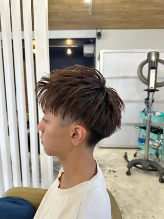 ショート メンズ 椎木 琉聖のヘアスタイル