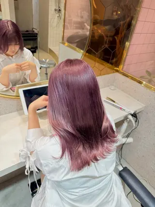 ミディアム 🎀しゅな/韓国 レイヤー/透明感♡のヘアスタイル