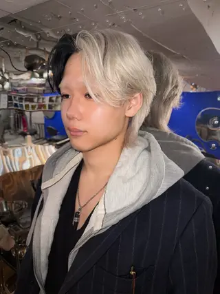 ショート カラー メンズ HARUNA/原宿/ デザイン/カットのヘアスタイル