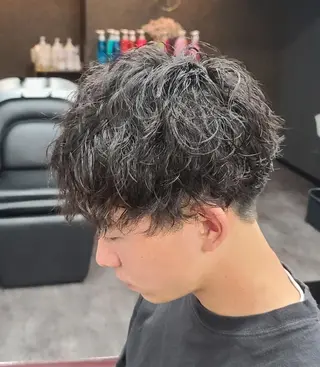 ショート パーマ 井澗 修二のヘアスタイル