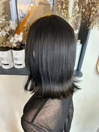 ミディアム カラー ブリーチカラー🦁 由見幸輝のヘアスタイル