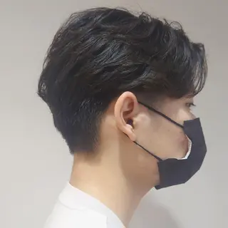 ショート ヘアアレンジ メンズ パーマ CESLIONS祐天寺所属・田中将平【 サロンマネージャー】のヘアスタイル