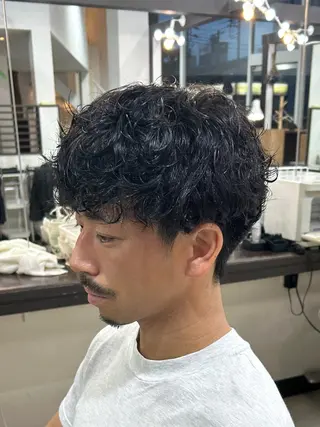 パーマ メンズ hair salon Earnest[アーネスト]Oofuna所属・まつ毛&ヘア earnest山田のマツエク・マツパデザイン