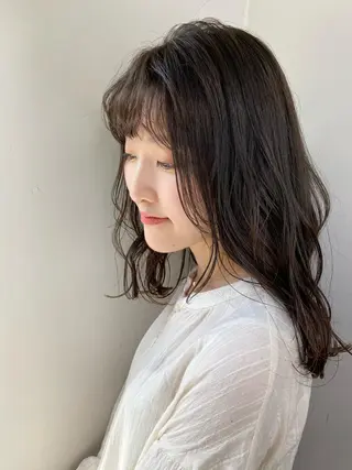 セミロング カラー アレンジ指名 no.1✨ｈａｋｏのヘアスタイル