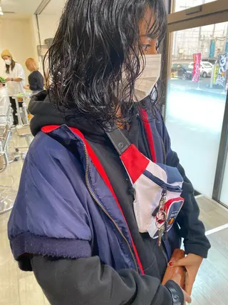 ミディアム パーマ maeda yumiのヘアスタイル