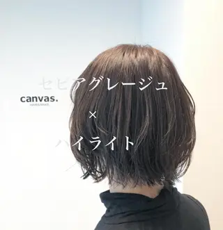 ミディアム ✨上品可愛い 垢抜けカラー/後藤✨のヘアスタイル