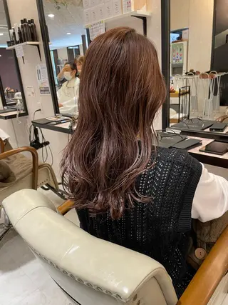 ロング カラー パーマ 本店店長☆ 前原海翔のヘアスタイル