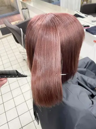 セミロング カラー ヘアアレンジ LuciA/エクステ カラーのヘアスタイル