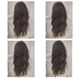 ロング カラー 京都大人女性ショート 徒歩1分/秋山のヘアスタイル