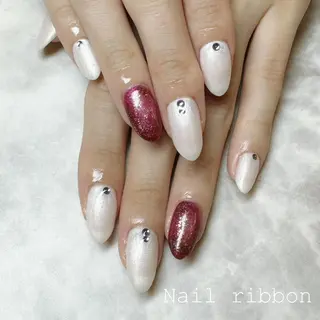 ネイル ネイルリボン 伊藤のネイルデザイン