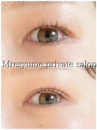 マツエク・マツパ Mresyume MAYUのマツエク・マツパデザイン