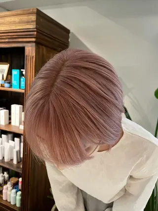 ショート カラー 🍃透明感/デザイン 店長MASARU🍃のヘアスタイル