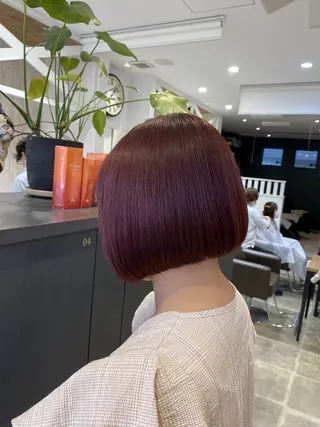 ショート カラー 飯田 真季のヘアスタイル