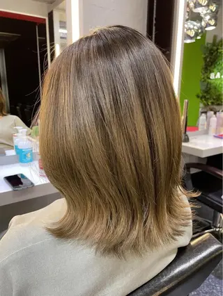 ミディアム カラー hair salon Lihina所属・韓国ヘア🇰🇷 FUMINAのヘアスタイル