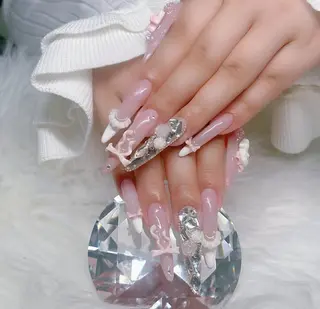 ロング カラー 高橋 ユキのネイルデザイン