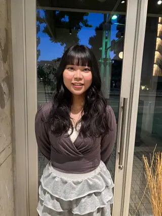 ロング BUSH所属・BUSH なかじませりなのヘアスタイル