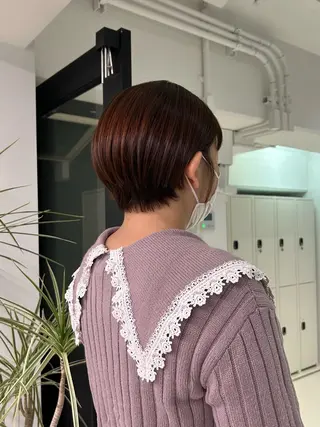 ショート ショートカット/ ベージュ/moekaのヘアスタイル