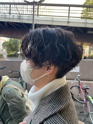 パーマ メンズ 金井 郁弥のヘアスタイル