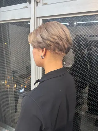 ショート カラー メンズ lani hair salon所属・SHOTO ハイトー ン/デザインカラーのヘアスタイル