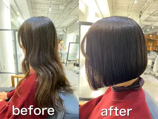 ショート noah rance  池袋所属・✨似合わせボブ✨ 縮毛矯正のヘアスタイル