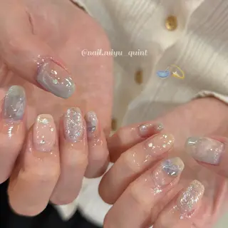 ネイル 𝕄𝕚𝕪𝕦🤍 自由が丘⌇パラジェルのネイルデザイン