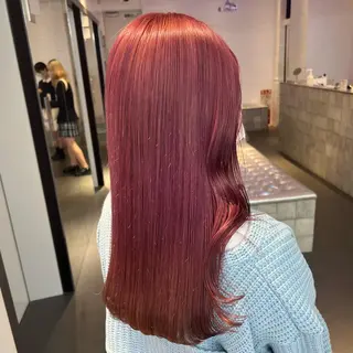 ロング カラー 🌼動き×透明感🩵 ハイトーン/ナナのヘアスタイル