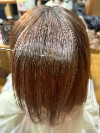 ミディアム 古澤 優香のヘアスタイル