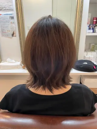 ミディアム 🌈elua yukaのヘアスタイル