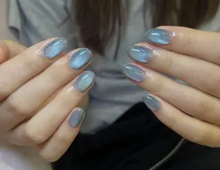 ネイル By moonネイル 🌷ワンホン/韓国風のネイルデザイン