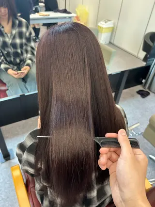 ロング カラー ハイトーン×透明感 たけるのヘアスタイル