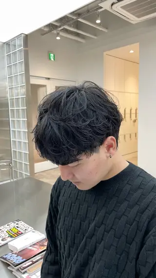 パーマ メンズ fifth 阿部楓のヘアスタイル