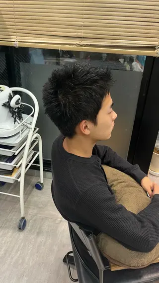 メンズ メンズカット パーマ飯野友喜のヘアスタイル