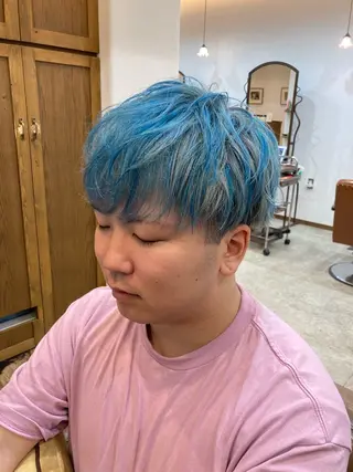 ショート カラー メンズ カット特化型 美容師/栗本のヘアスタイル