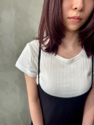 ミディアム 伊藤 優花のヘアスタイル