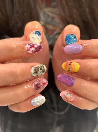 ネイル ꪆৎ平行アーチ ྀི ワカナの眉毛・アイブロウイメージ