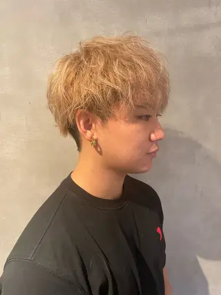 メンズ フリーランスシェアサロンルレイル所属・心斎橋/メンズ /ルレイル/地形真希のヘアスタイル