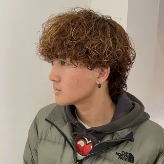 ショート メンズ men's/perm colorDaijuのヘアスタイル